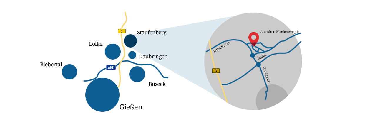 Karte Staufenberg